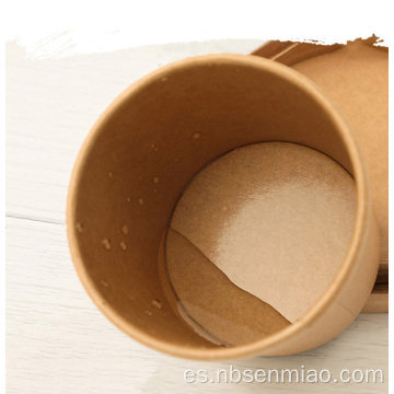 Recipiente de papel Kraft Pails de producto de alta calidad